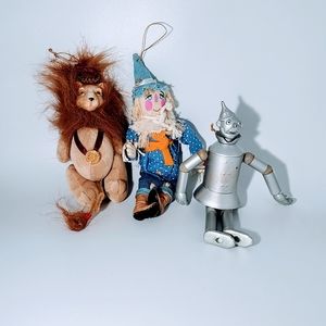 VINTAGE CHRISTMAS ORNAMENTS WIZARD OF OZ CERAMIC A